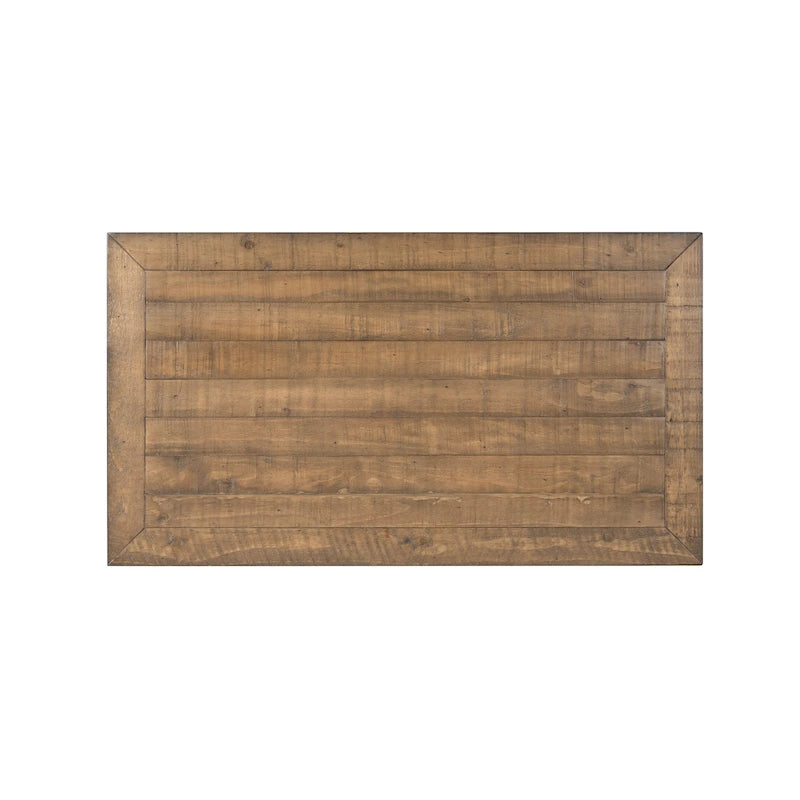 Table basse 2 tiroirs en bois massif Downington