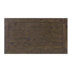 Table basse 2 tiroirs en bois massif Downington