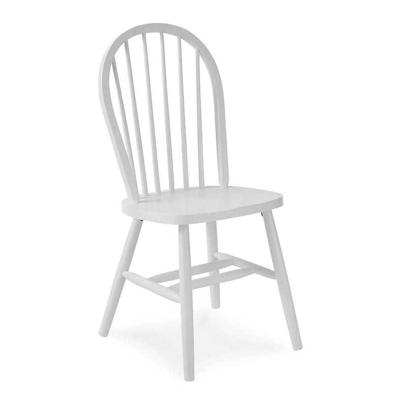 Chaise de salle à manger Windsor en bois massif à dossier à fuseaux