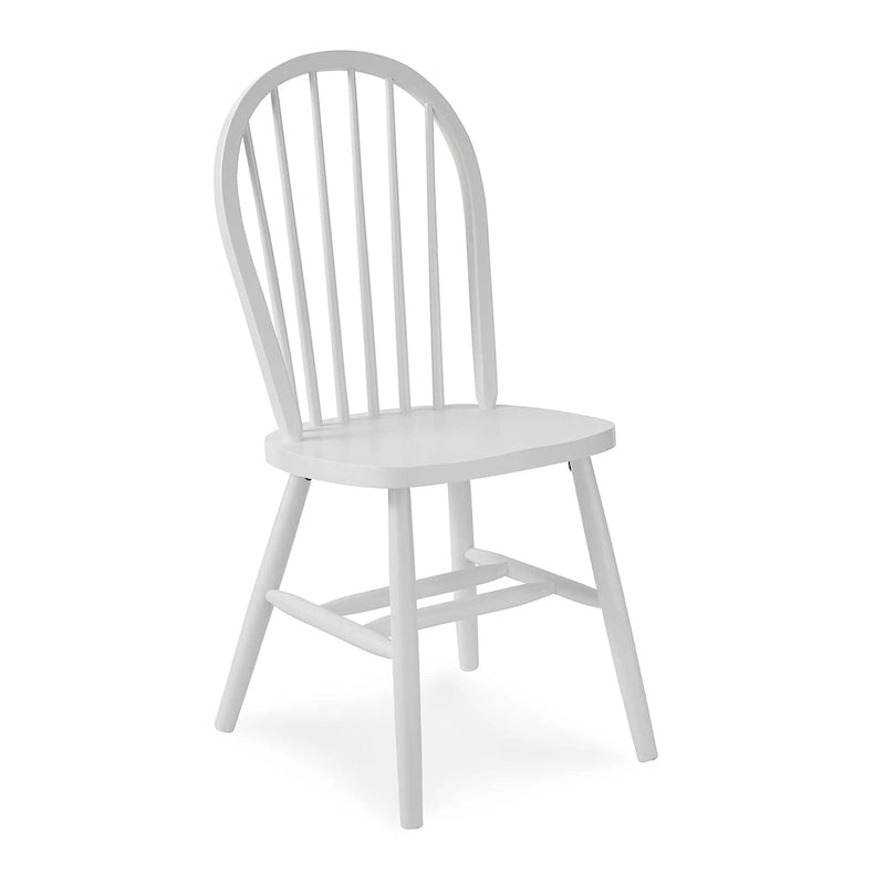 Chaise de salle à manger Windsor en bois massif à dossier à fuseaux