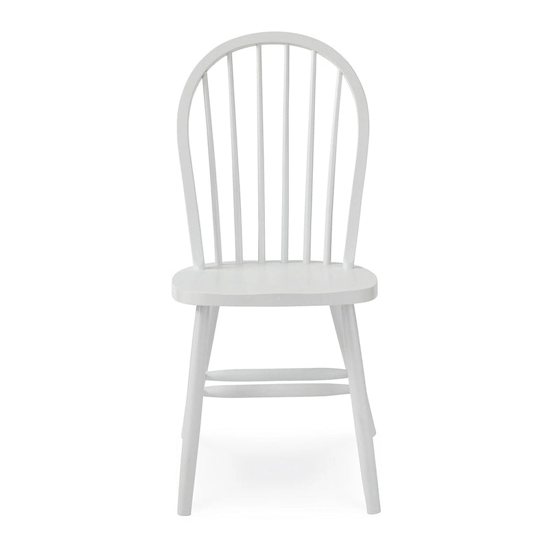 Chaise de salle à manger Windsor en bois massif à dossier à fuseaux