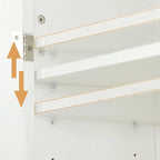 Armoire de cuisine autoportante de 71 po, Armoire de rangement haute avec tiroir et étagères réglables, Placard de sol à 2 portes