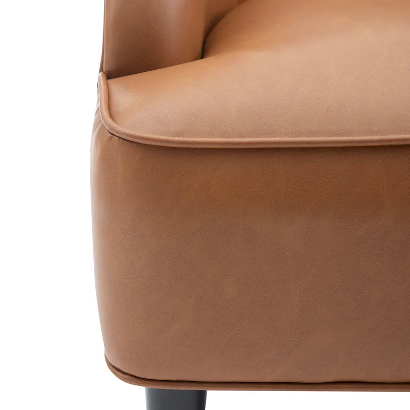Fauteuil d'appoint Gabriela en similicuir