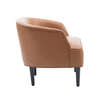 Fauteuil d'appoint Gabriela en similicuir