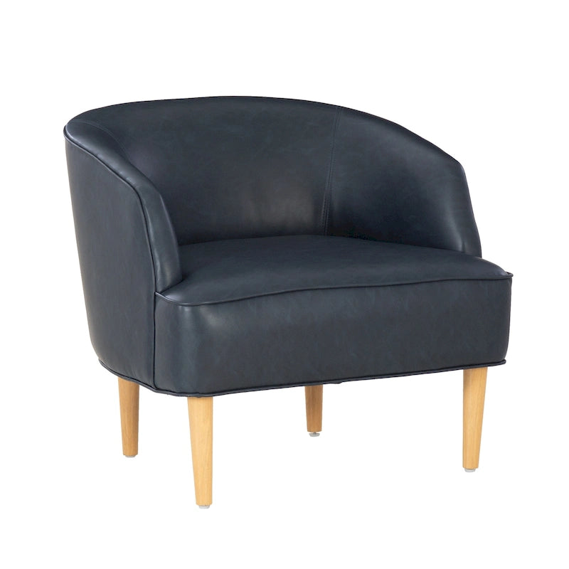Fauteuil d'appoint Gabriela en similicuir