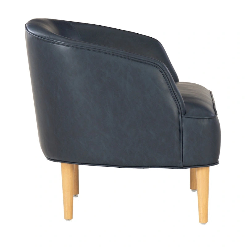 Fauteuil d'appoint Gabriela en similicuir