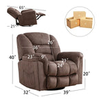 Fauteuil Inclinable Pivotant Oversize Manuel