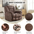 Fauteuil Inclinable Pivotant Oversize Manuel