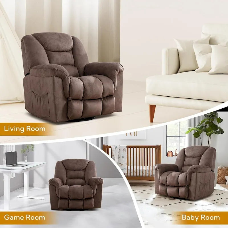 Fauteuil Inclinable Pivotant Oversize Manuel