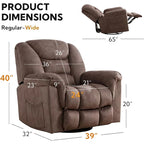 Fauteuil Inclinable Pivotant Oversize Manuel