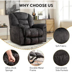 Fauteuil Inclinable Pivotant Oversize Manuel