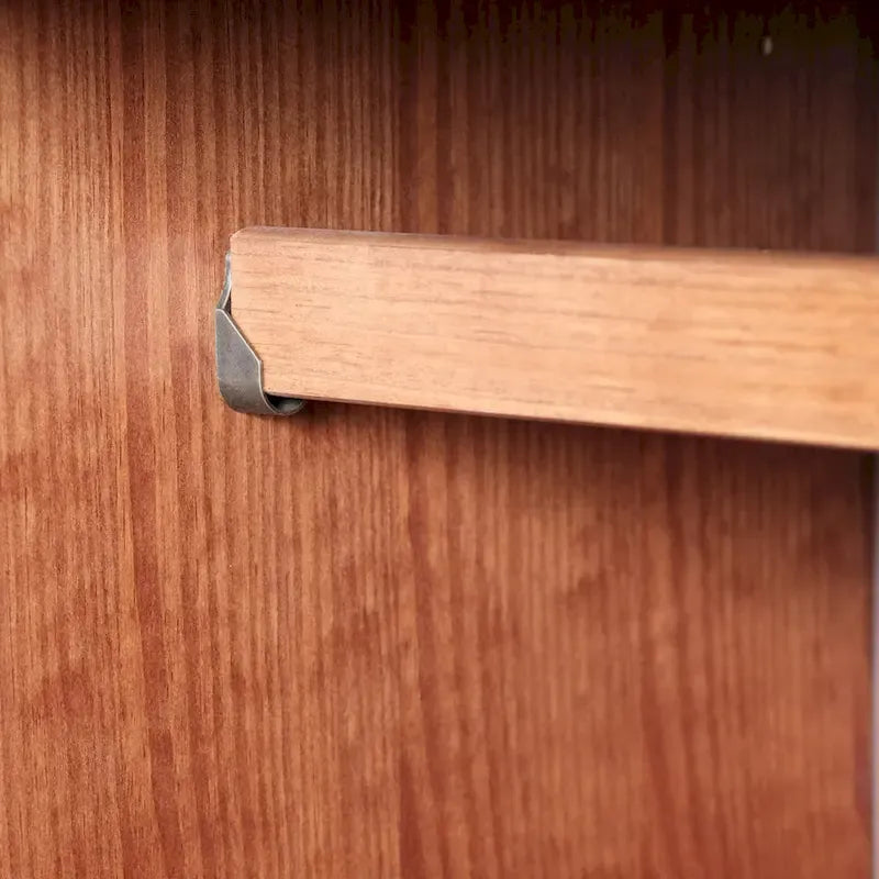 Armoire flexible en bois massif avec poignées en métal ou en bois