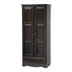 Armoire flexible en bois massif avec poignées en métal ou en bois