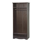Armoire flexible en bois massif avec poignées en métal ou en bois