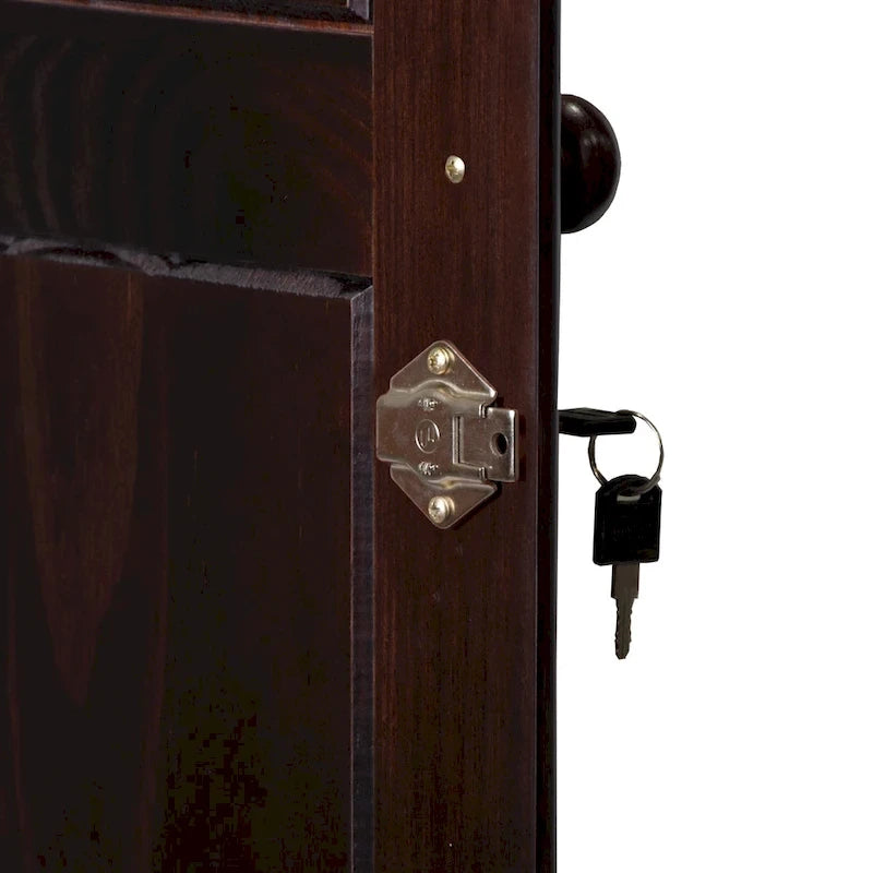 Armoire flexible en bois massif avec poignées en métal ou en bois