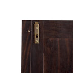 Armoire flexible en bois massif avec poignées en métal ou en bois