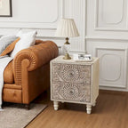 Tables de chevet Mid-Century Modern avec tiroir (lot de 2)