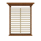 Lit plateforme de rangement Ediline King Size avec panneau en bois
