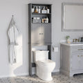 Meuble de rangement pour WC avec porte