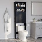 Meuble de rangement pour WC avec porte