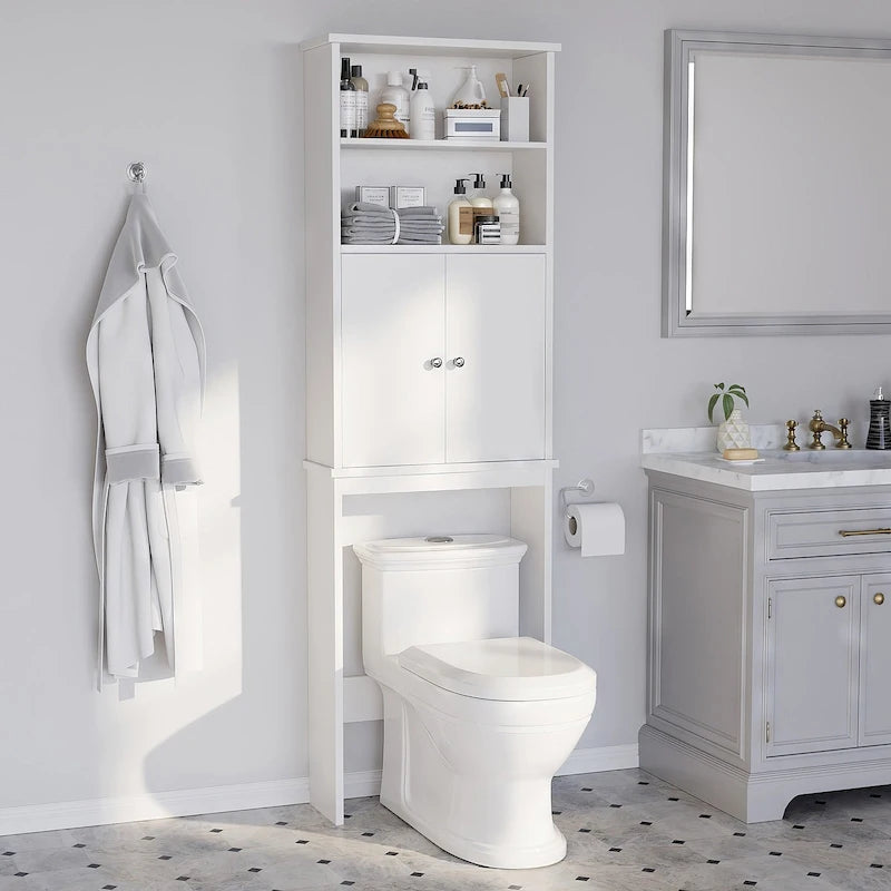 Meuble de rangement pour WC avec porte
