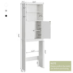 Meuble de rangement pour WC avec porte