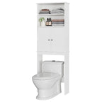Meuble de rangement pour WC avec porte