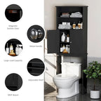 Meuble de rangement pour WC avec porte