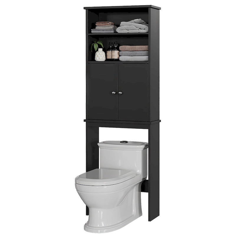 Meuble de rangement pour WC avec porte
