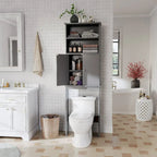 Meuble de rangement pour WC avec porte