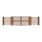 Banc extensible en manguier massif naturel