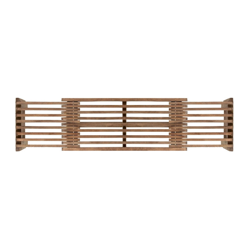 Banc extensible en manguier massif naturel