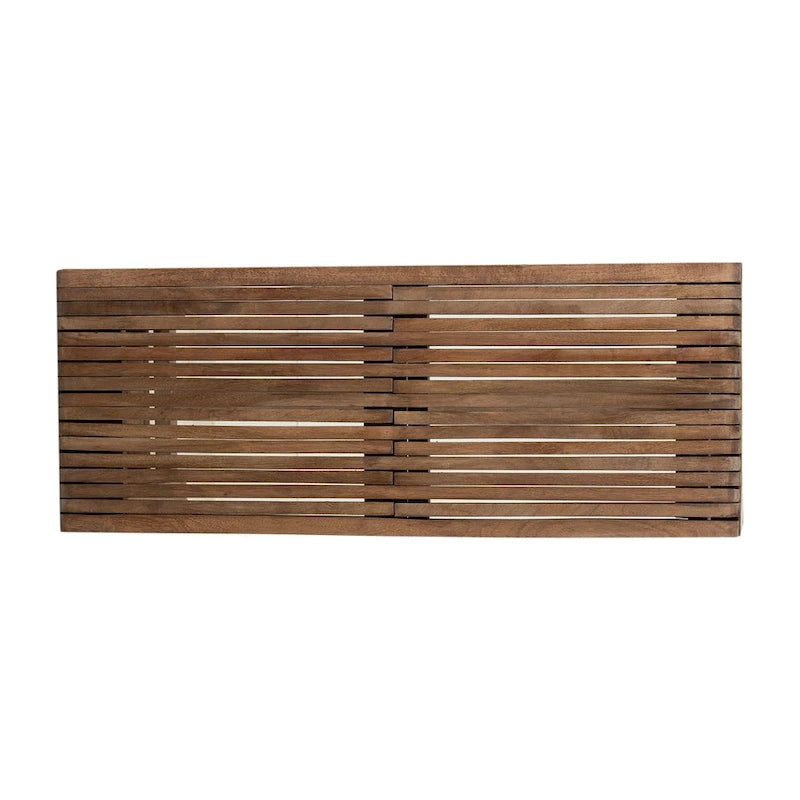 Banc extensible en manguier massif naturel