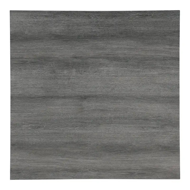 Table d'appoint en bois gris clair de 24 pouces de style transitionnel
