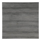 Table d'appoint en bois gris clair de 24 pouces de style transitionnel
