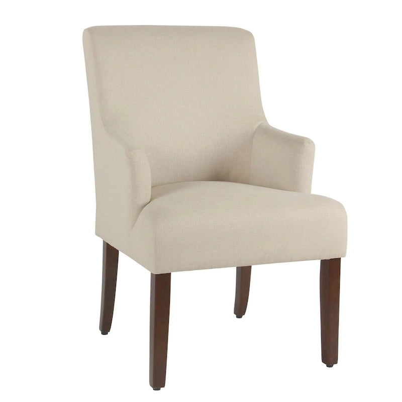 Fauteuil Meredith Anywhere – Tissu crème anti-taches