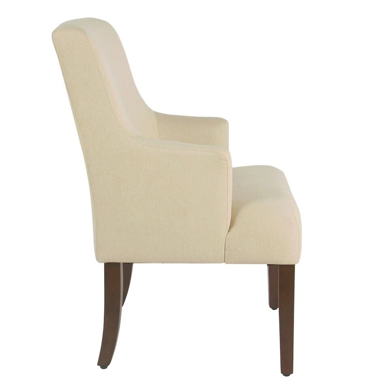 Fauteuil Meredith Anywhere – Tissu crème anti-taches
