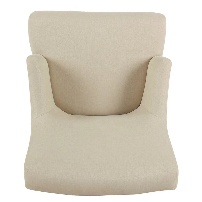 Fauteuil Meredith Anywhere – Tissu crème anti-taches