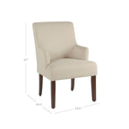 Fauteuil Meredith Anywhere – Tissu crème anti-taches