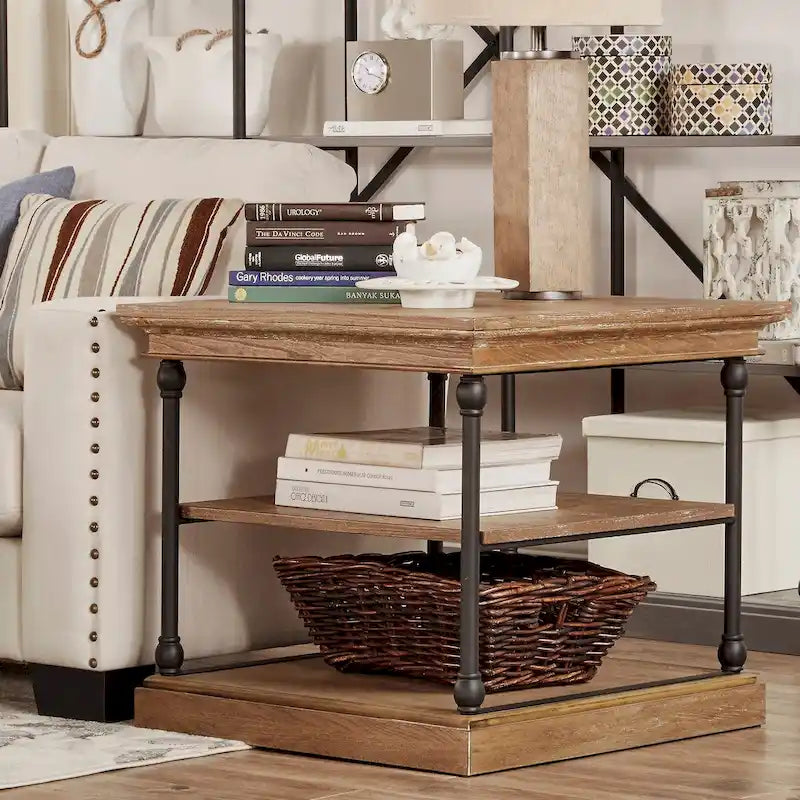 Table d'appoint de rangement accent Barnstone Cornice