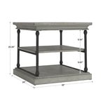 Table d'appoint de rangement accent Barnstone Cornice