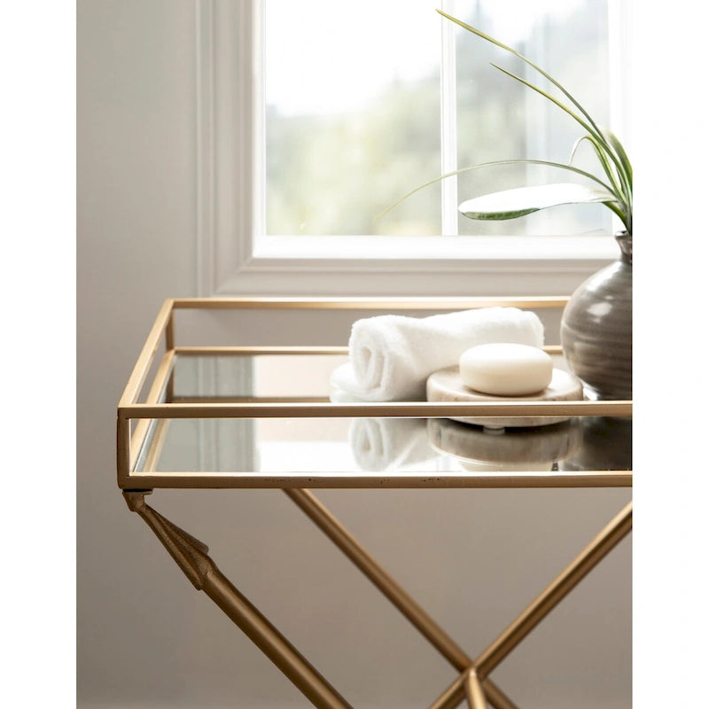 Table d'appoint Jalabert Arrow en métal - 21x14x26