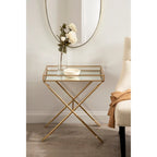 Table d'appoint Jalabert Arrow en métal - 21x14x26