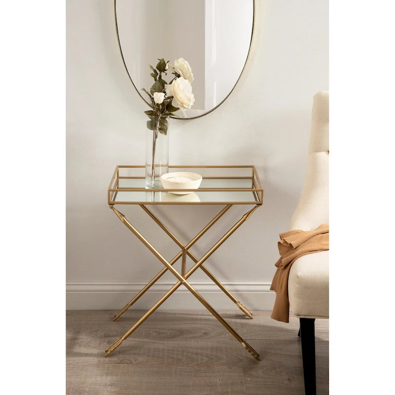 Table d'appoint Jalabert Arrow en métal - 21x14x26
