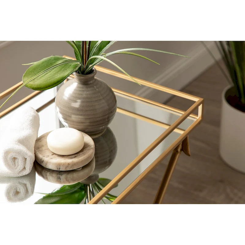 Table d'appoint Jalabert Arrow en métal - 21x14x26