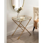 Table d'appoint Jalabert Arrow en métal - 21x14x26