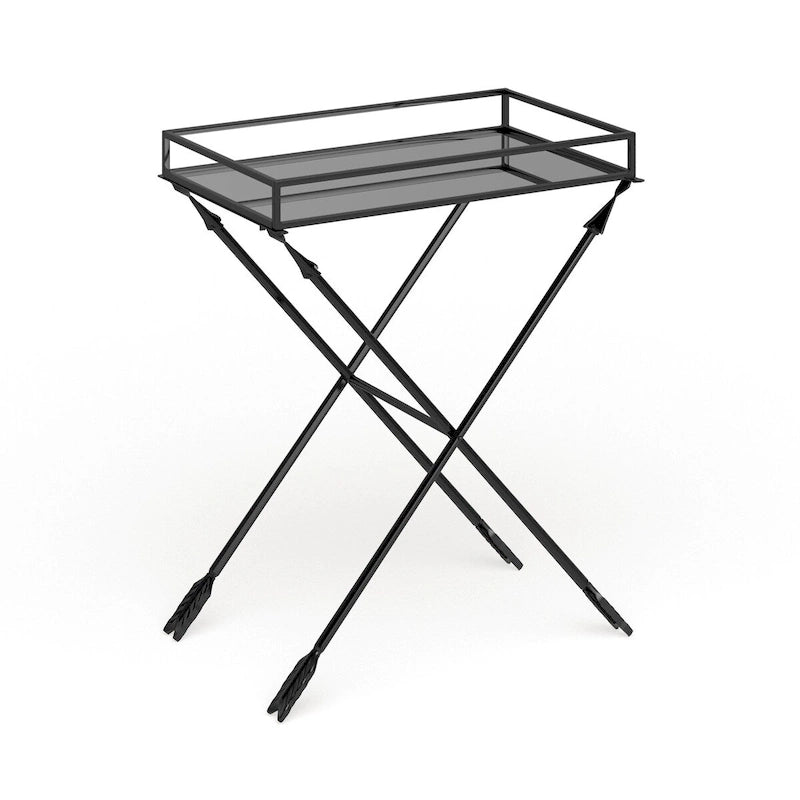 Table d'appoint Jalabert Arrow en métal - 21x14x26