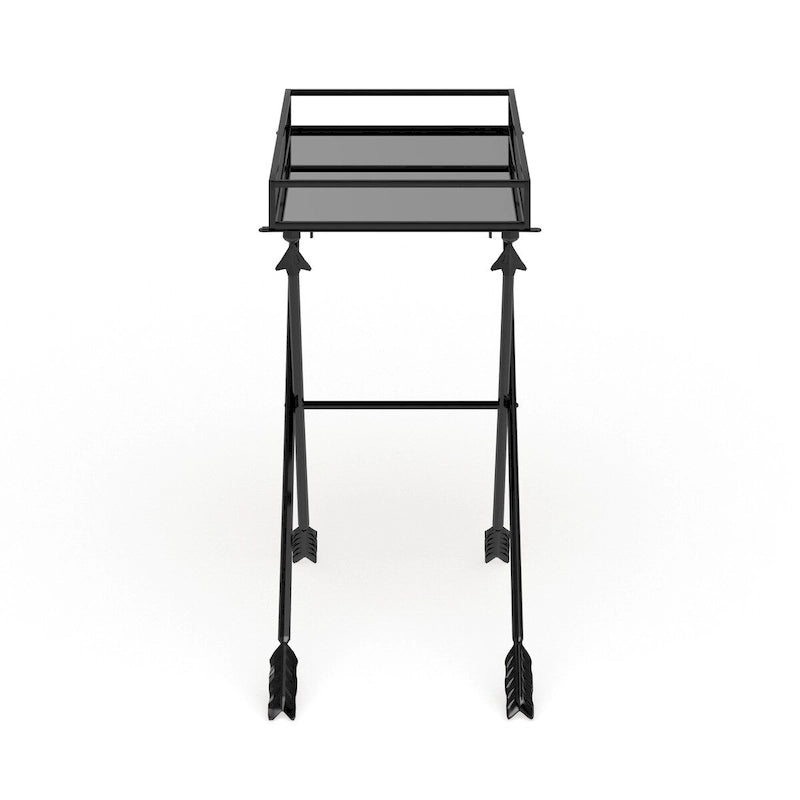 Table d'appoint Jalabert Arrow en métal - 21x14x26