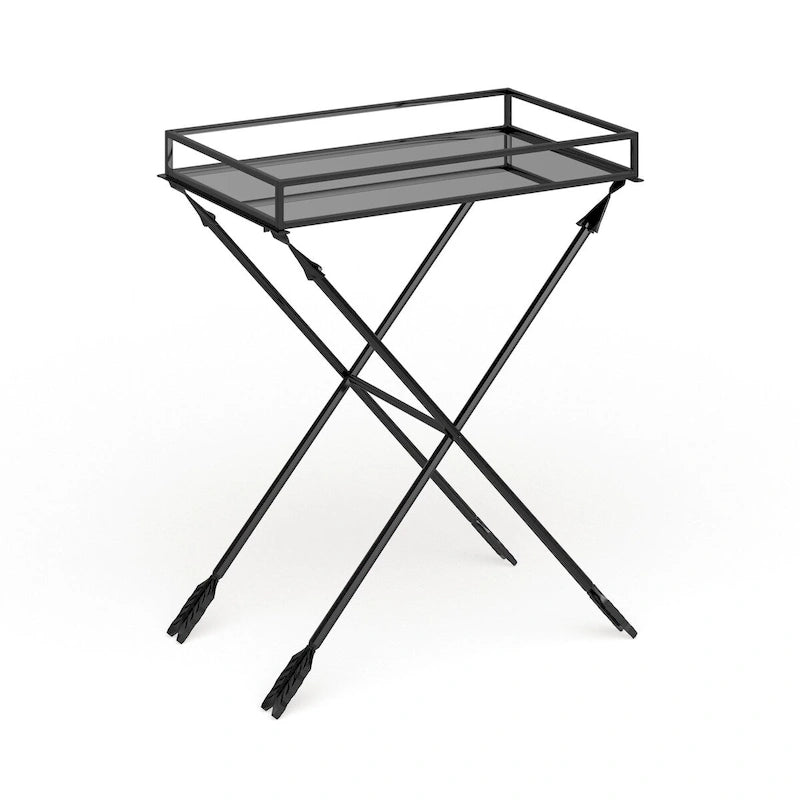 Table d'appoint Jalabert Arrow en métal - 21x14x26