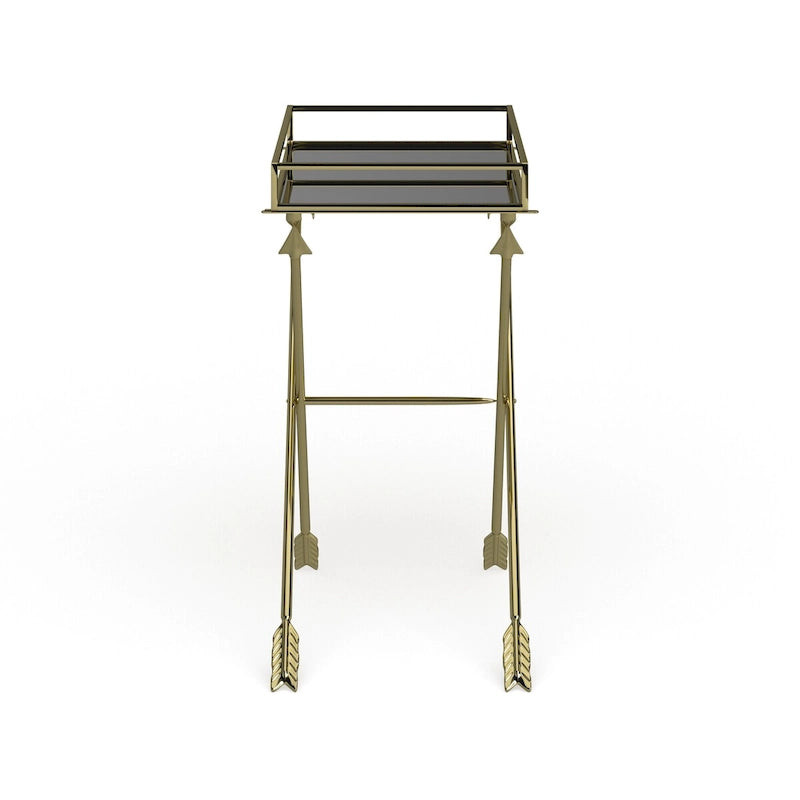 Table d'appoint Jalabert Arrow en métal - 21x14x26